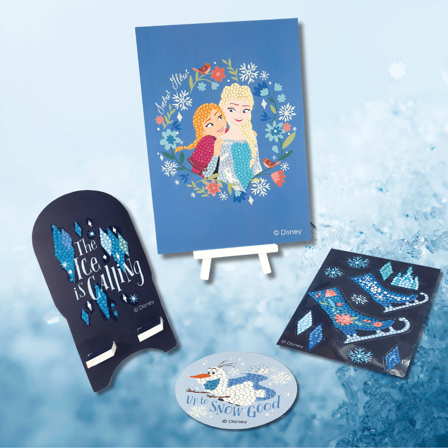 Elsa & Anna, Crystal Art Mega Activity Set