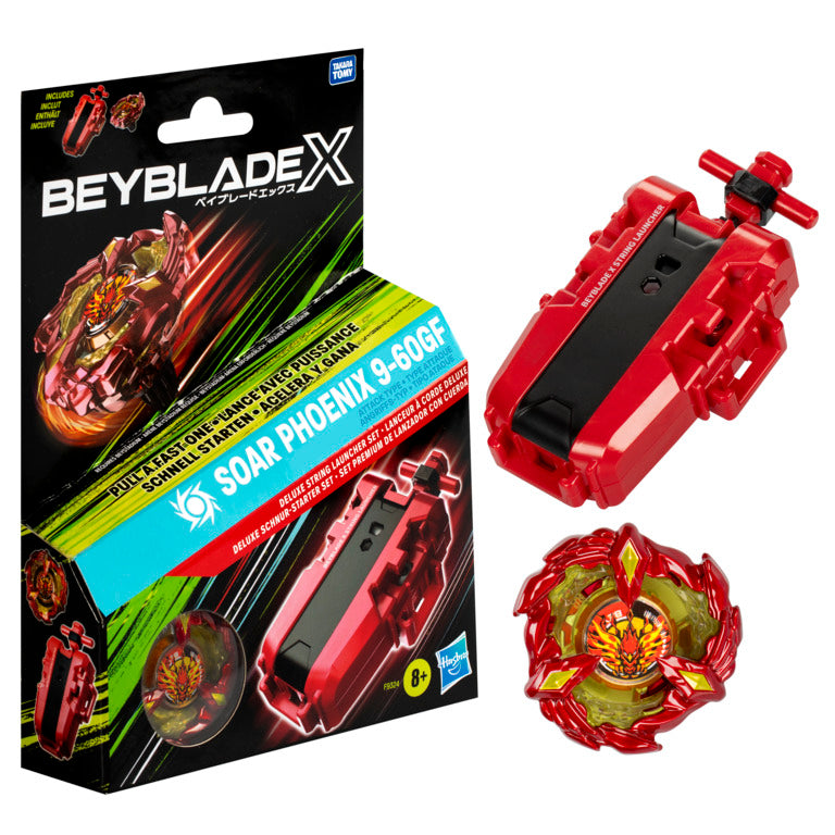 Beyblade X Deluxe String Launcher Set