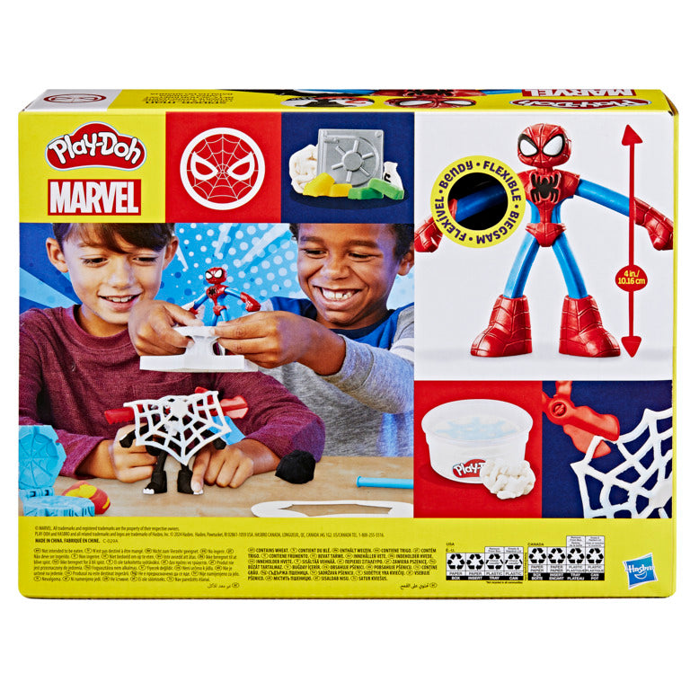 Playdoh Spiderman Launch And Slice Battle