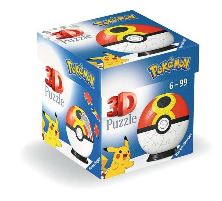 Ravensburger Pokémon Repeat Ball 54 Piece 3D Jigsaw Puzzle