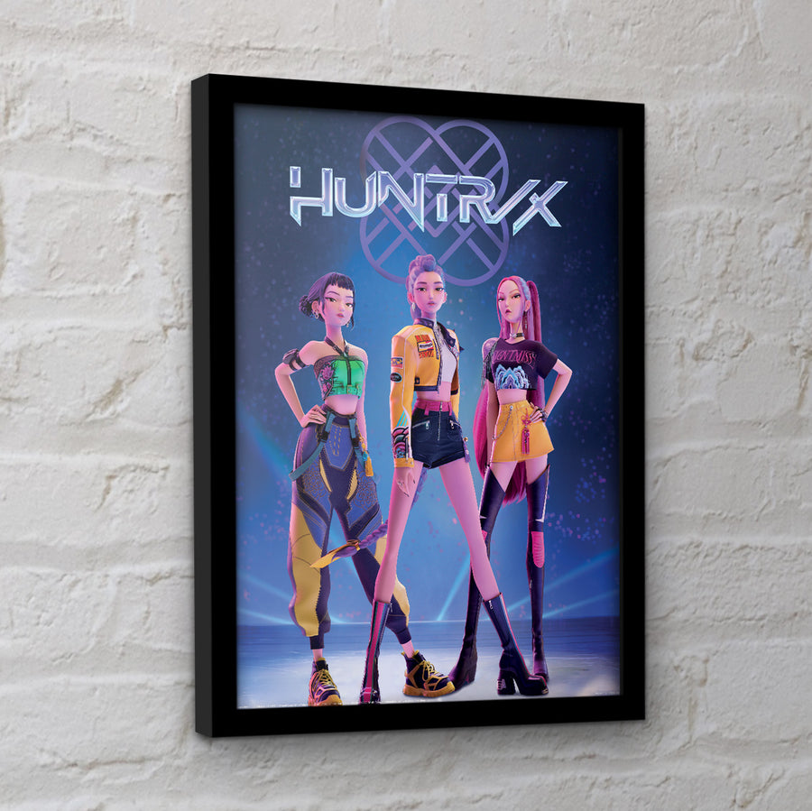 K-Pop Demon Hunters (Huntrix) Framed Print