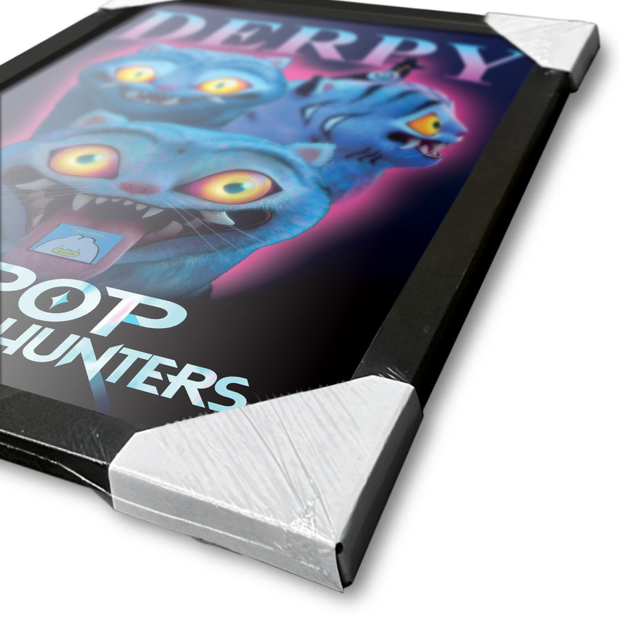 K-Pop Demon Hunters (Derpy) Framed Print