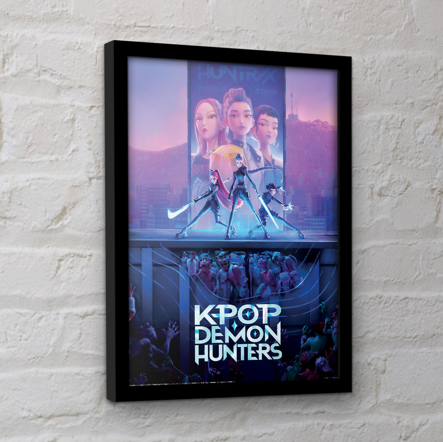 K-Pop Demon Hunters (Key Art) Framed Print