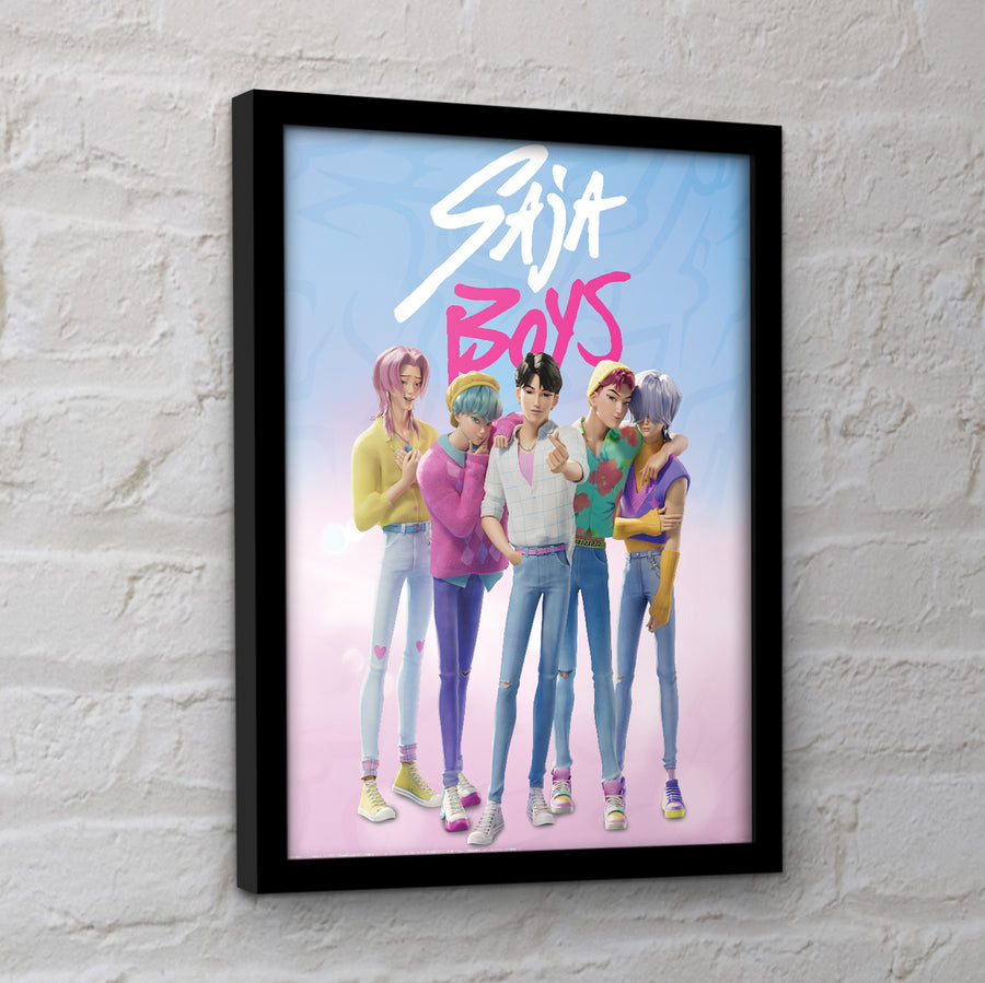 K-Pop Demon Hunters (Saja Boys) Framed Print