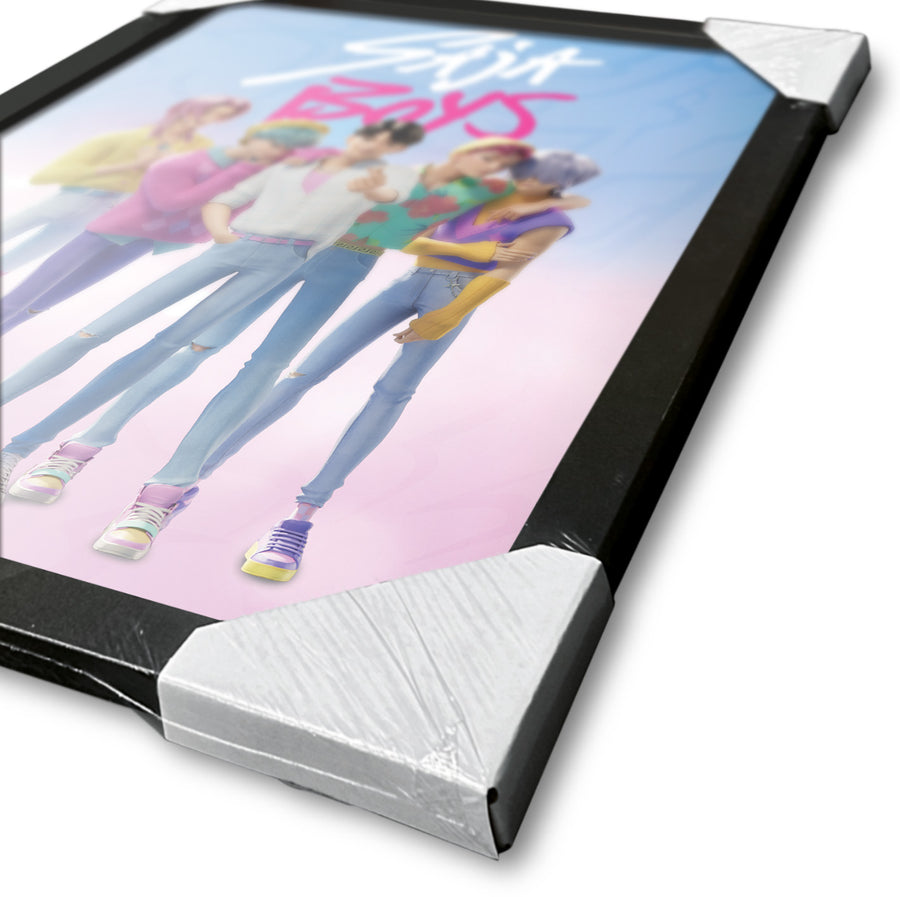 K-Pop Demon Hunters (Saja Boys) Framed Print