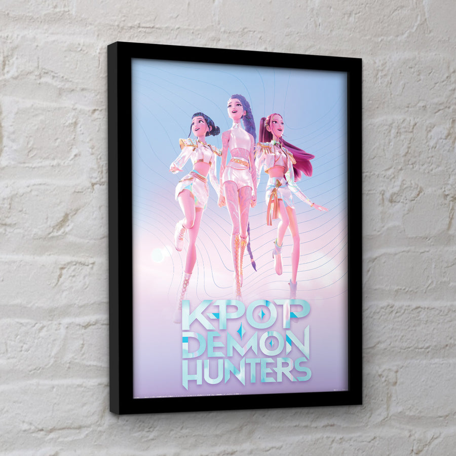 K-Pop Demon Hunters (Trio) Framed Print