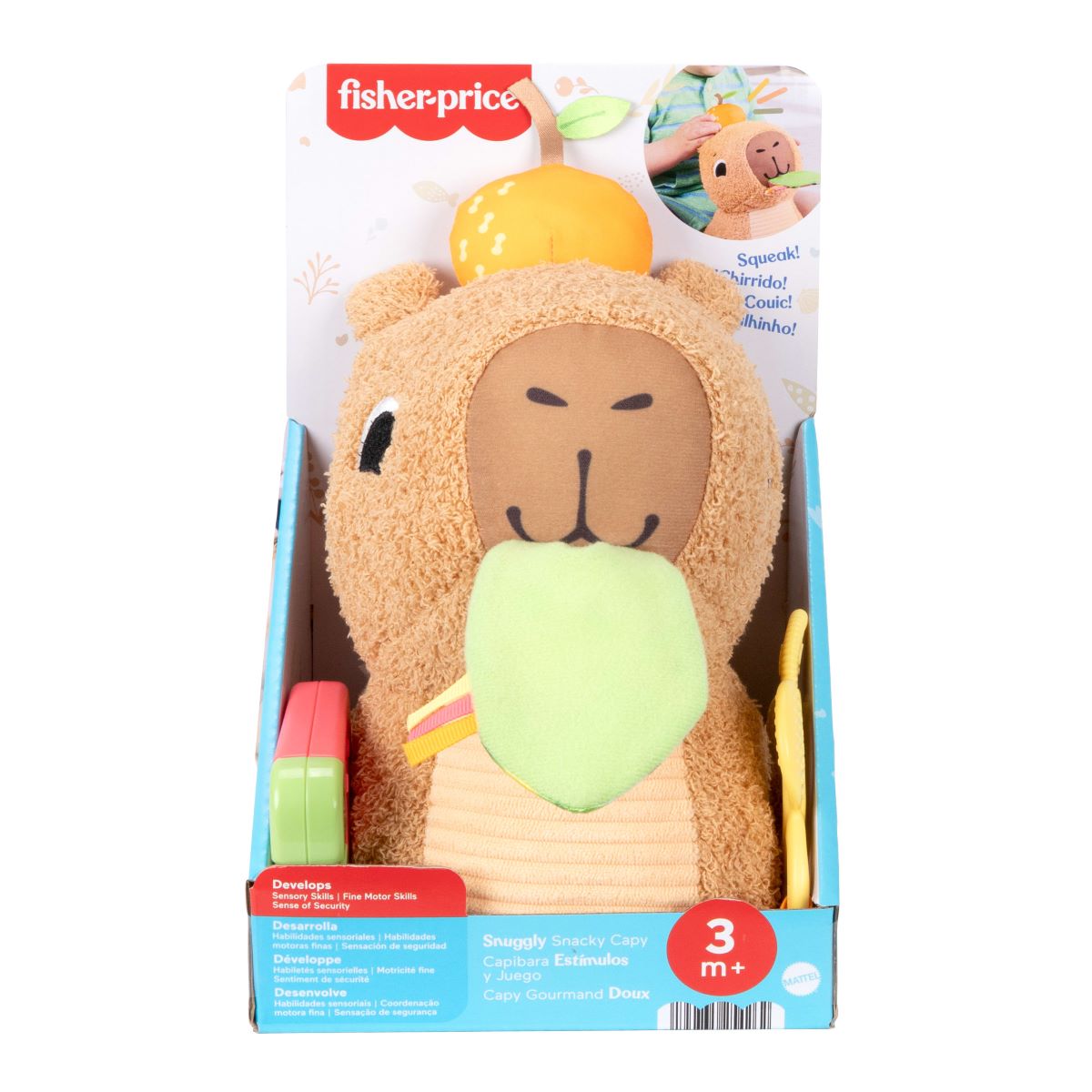 Fisher Price Sensimals Snuggly Snacky Capy