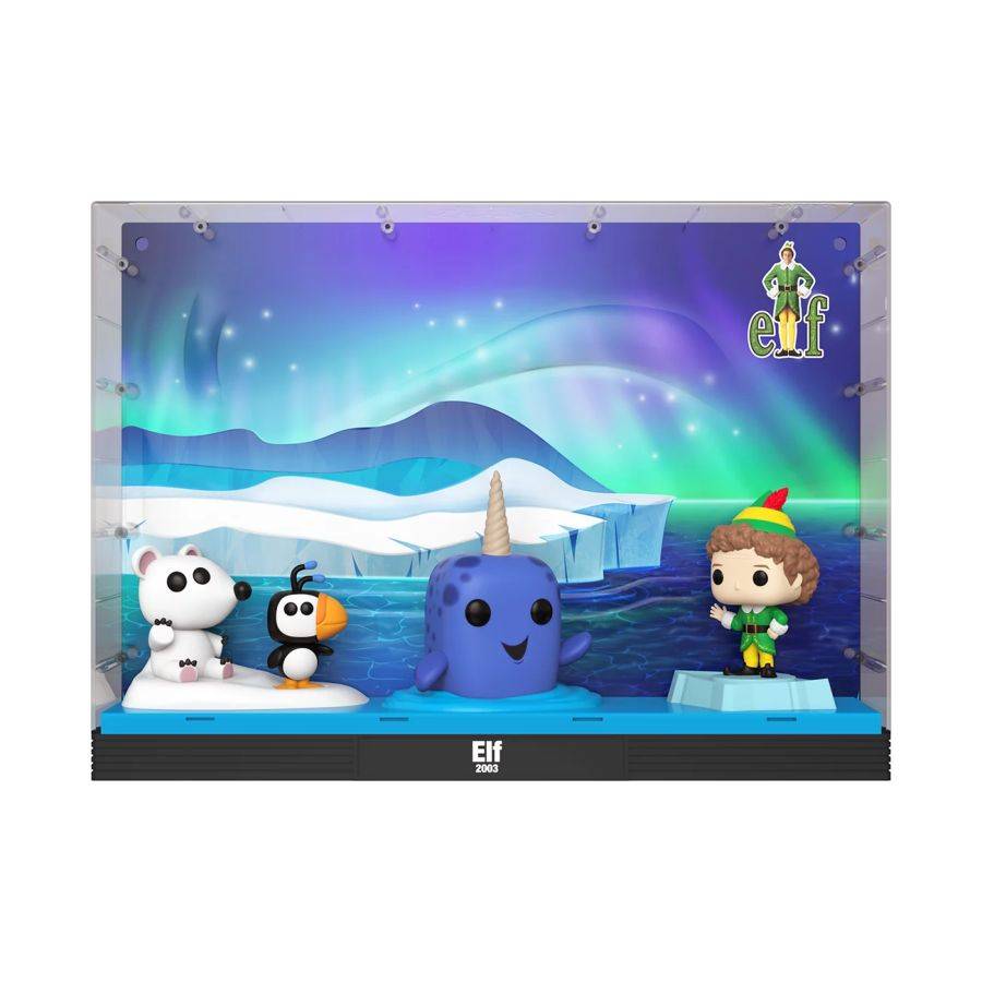 Funko POP! Moment Deluxe: Elf (Arctic Puffin / Polar Bear Cub / Mr. Narwhal / Buddy Elf) 4-Pack