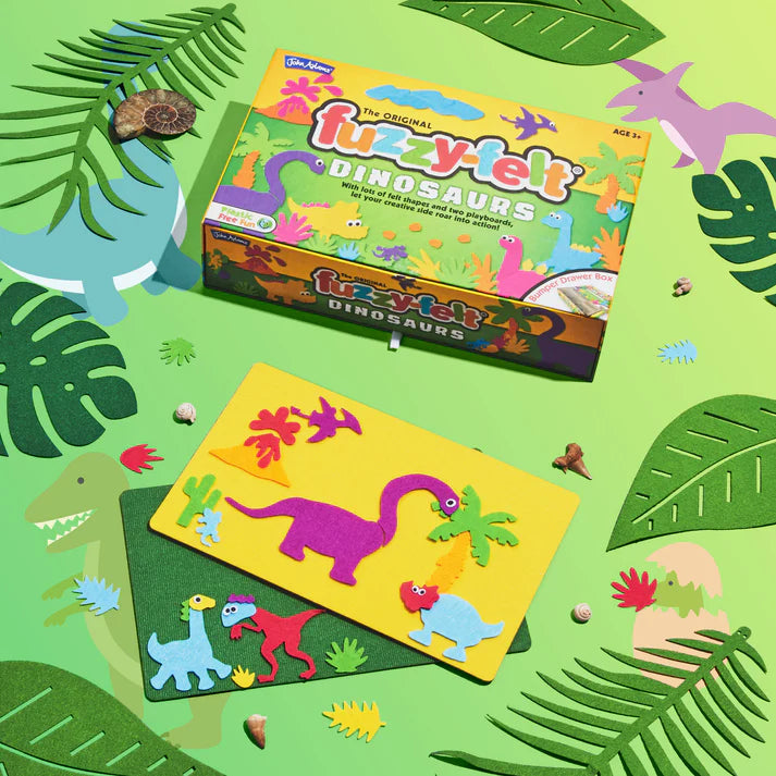 Fuzzy Felt Dinosaur Drawer Gift Set