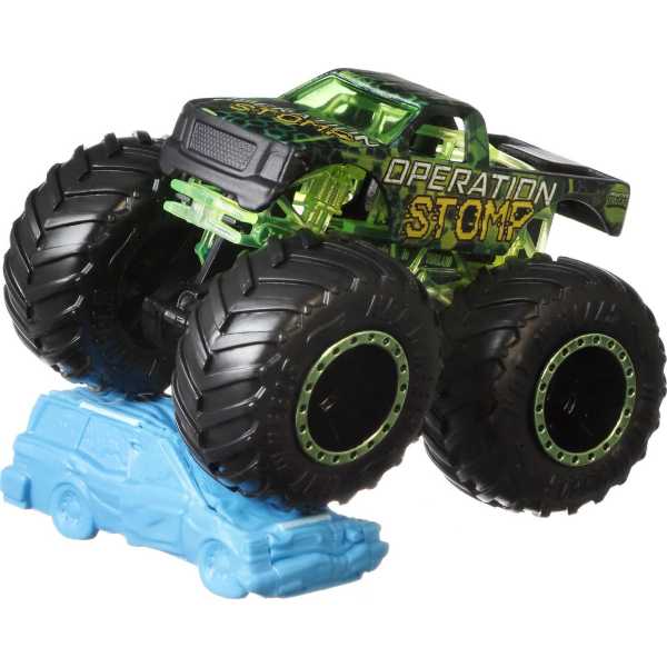 Hot Wheels Monster Trucks, 1:64 Scale Die-Cast