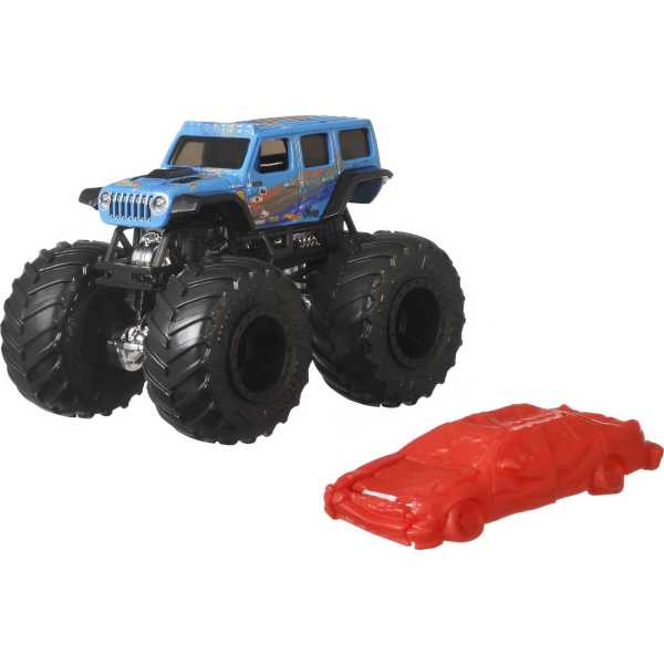 Hot Wheels Monster Trucks, 1:64 Scale Die-Cast
