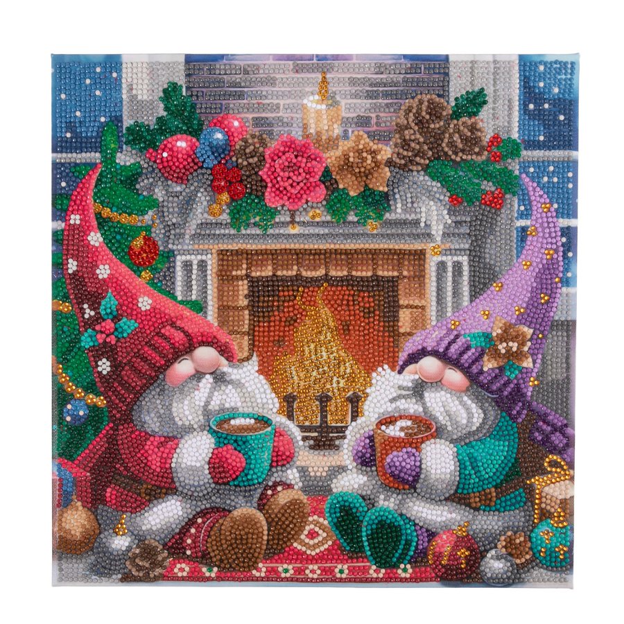 Fireside Cheer, 30x30cm Crystal Art Kit