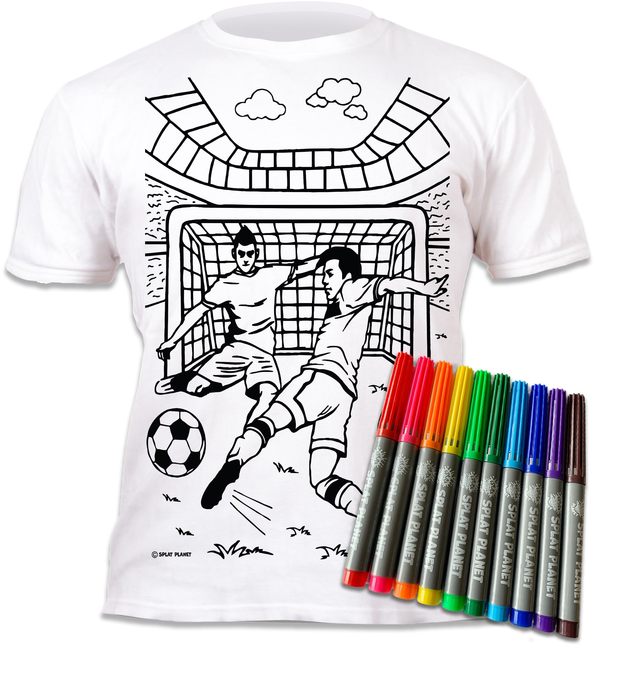 Football Colour In T-Shirts