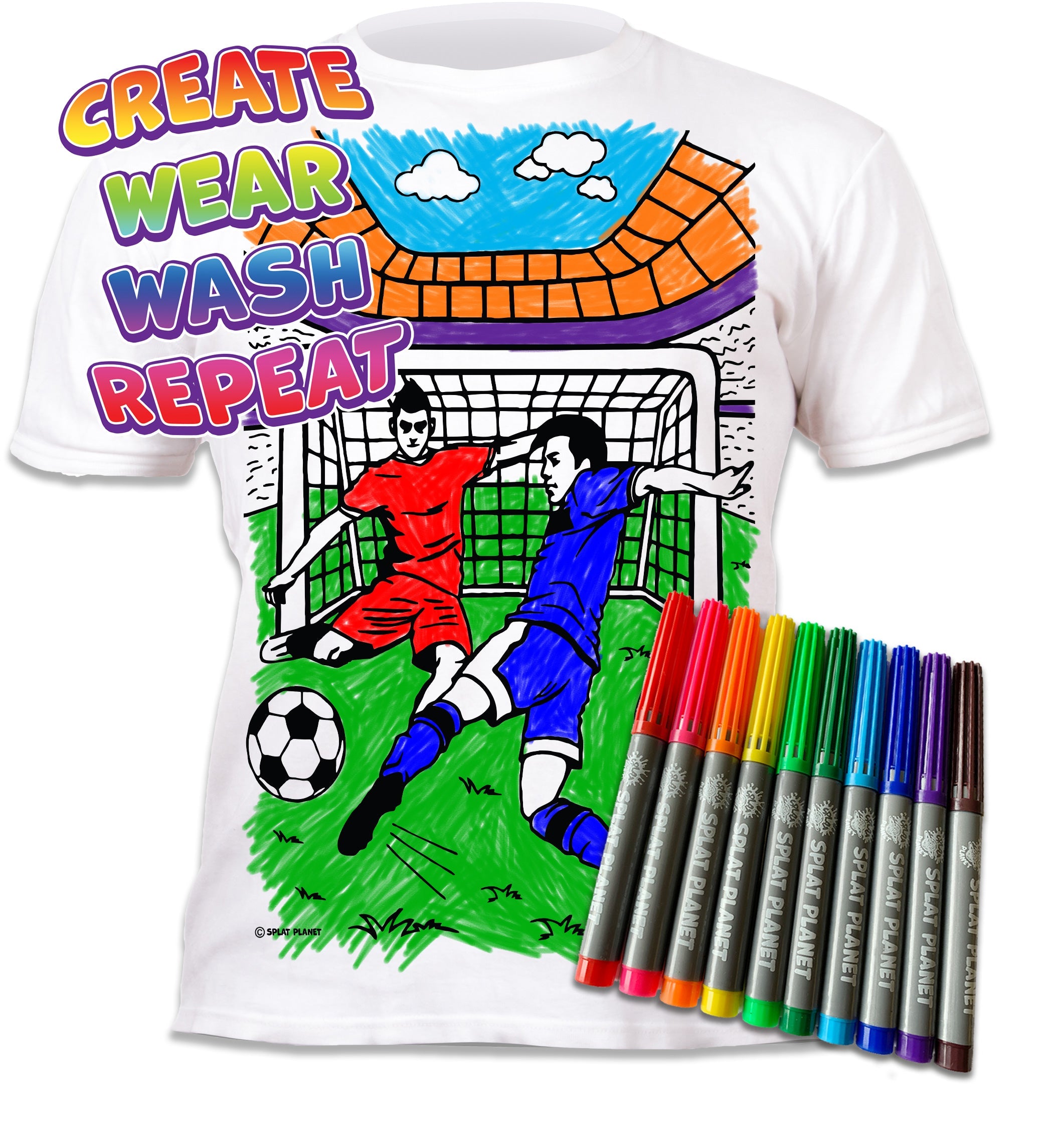 Football Colour In T-Shirts