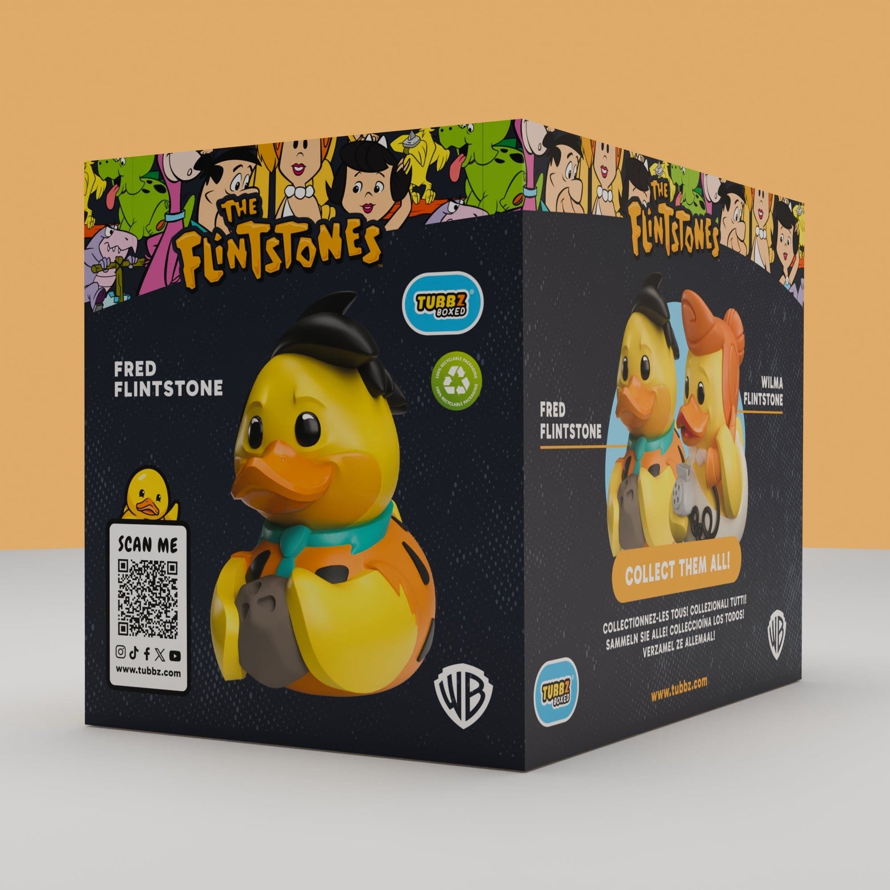 TUBBZ The Flintstones Fred Flintstone Collectible Duck Figure