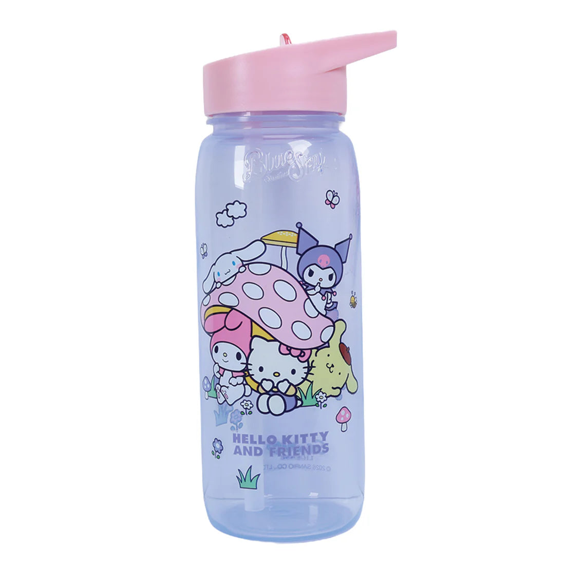 Hello Kitty & Friends Flip Top Water Bottle – Mushroom