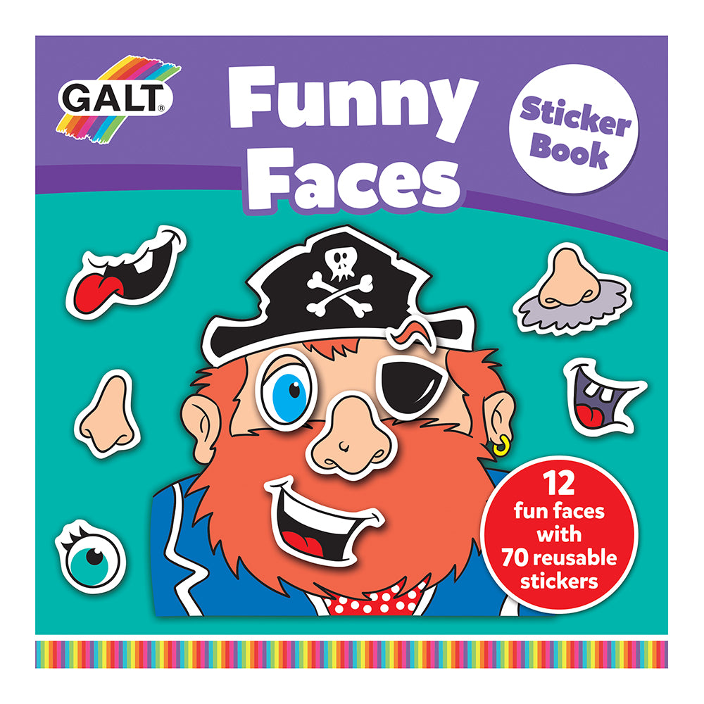Funny Faces Sticker Book
