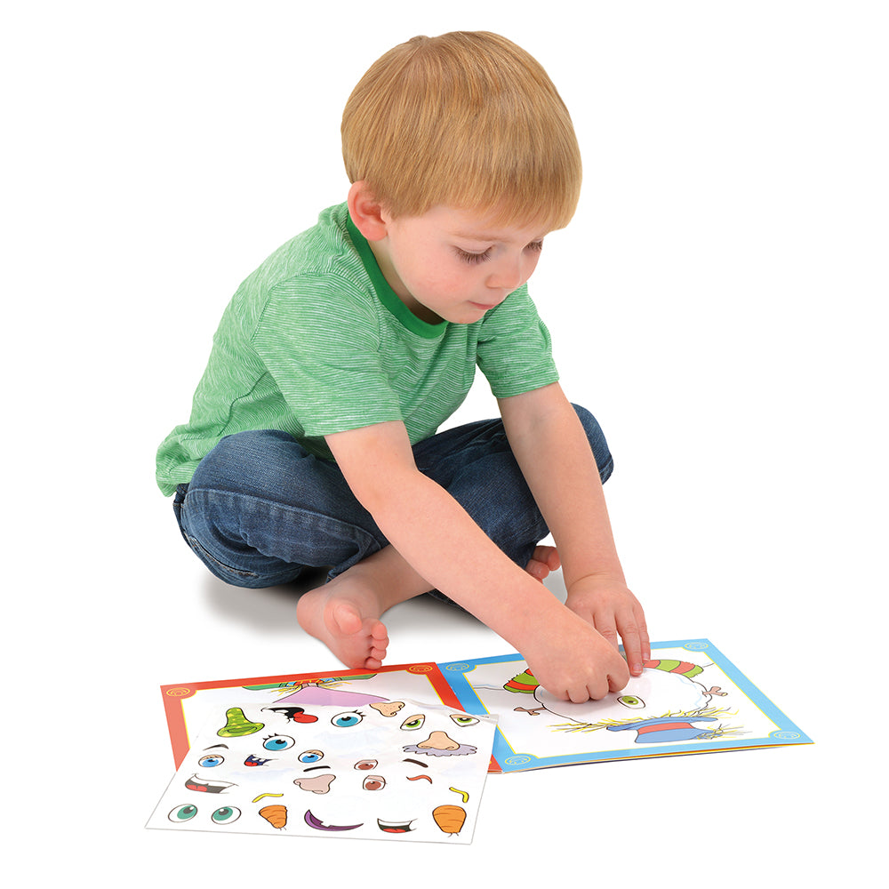 Funny Faces Sticker Book