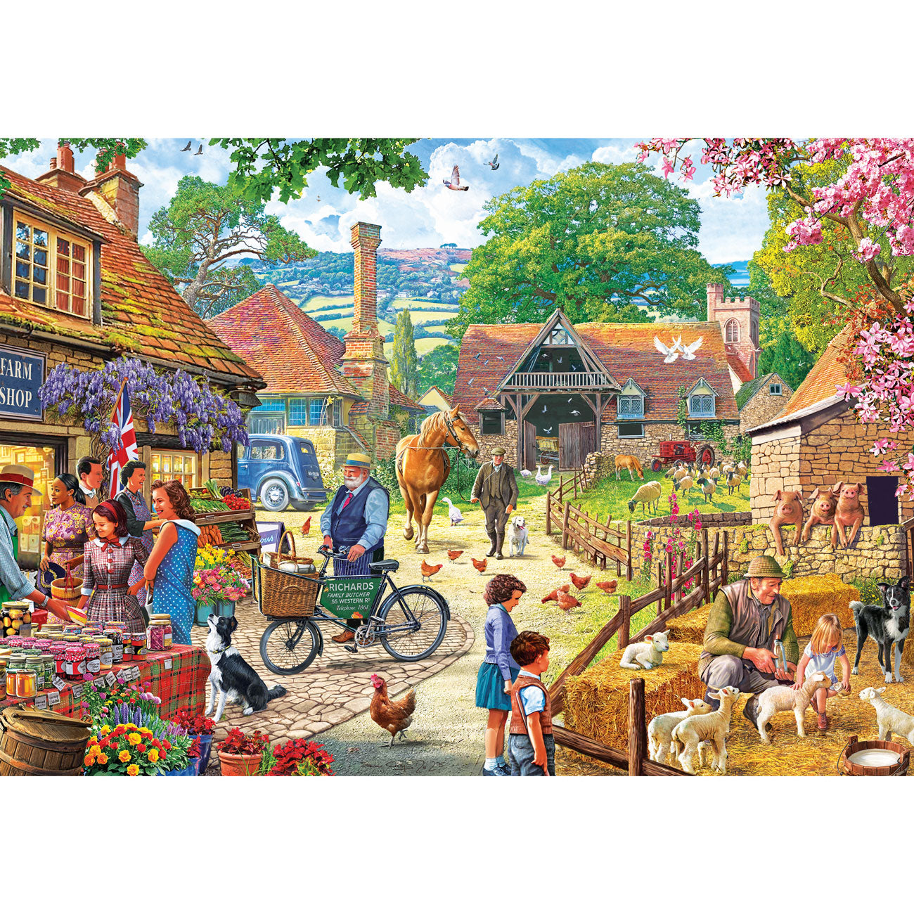 Gibsons The Farm Shop 100 XX-Large piece Jigsaw Puzzle