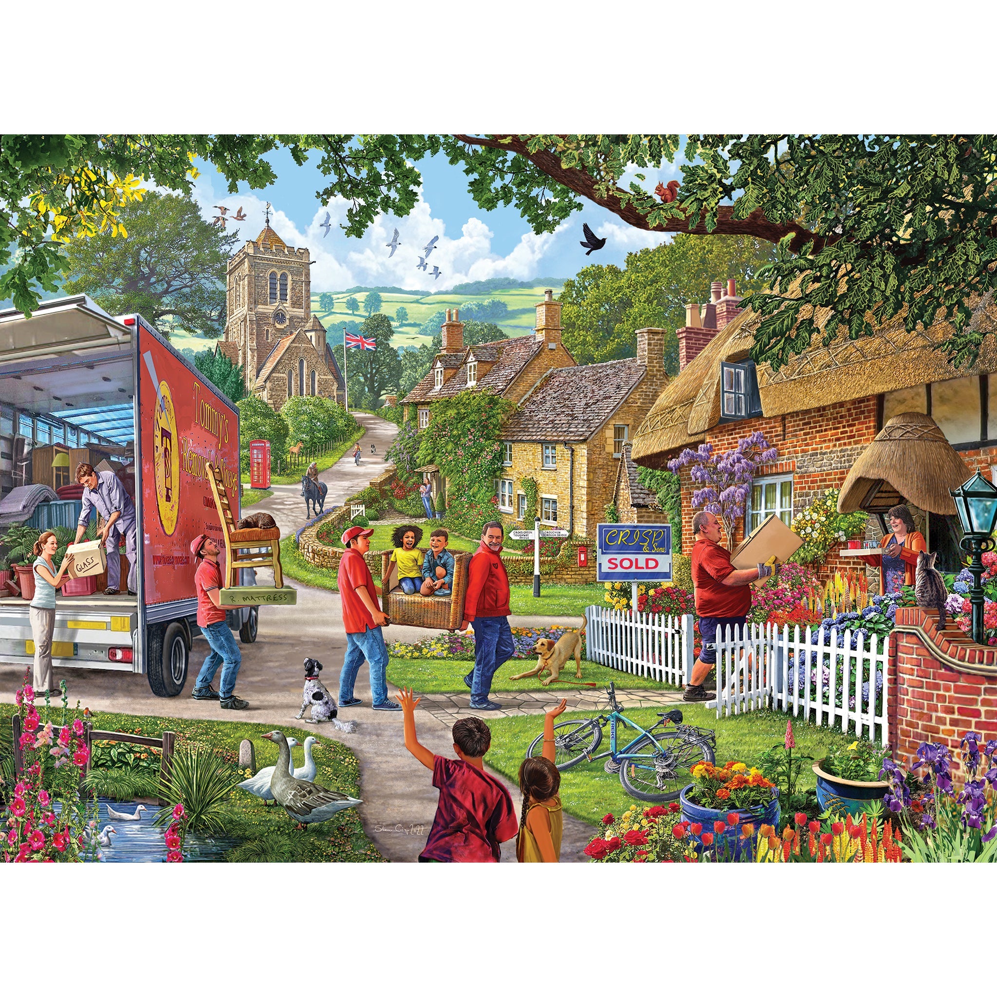 Gibsons Moving Day 500 piece Jigsaw Puzzle