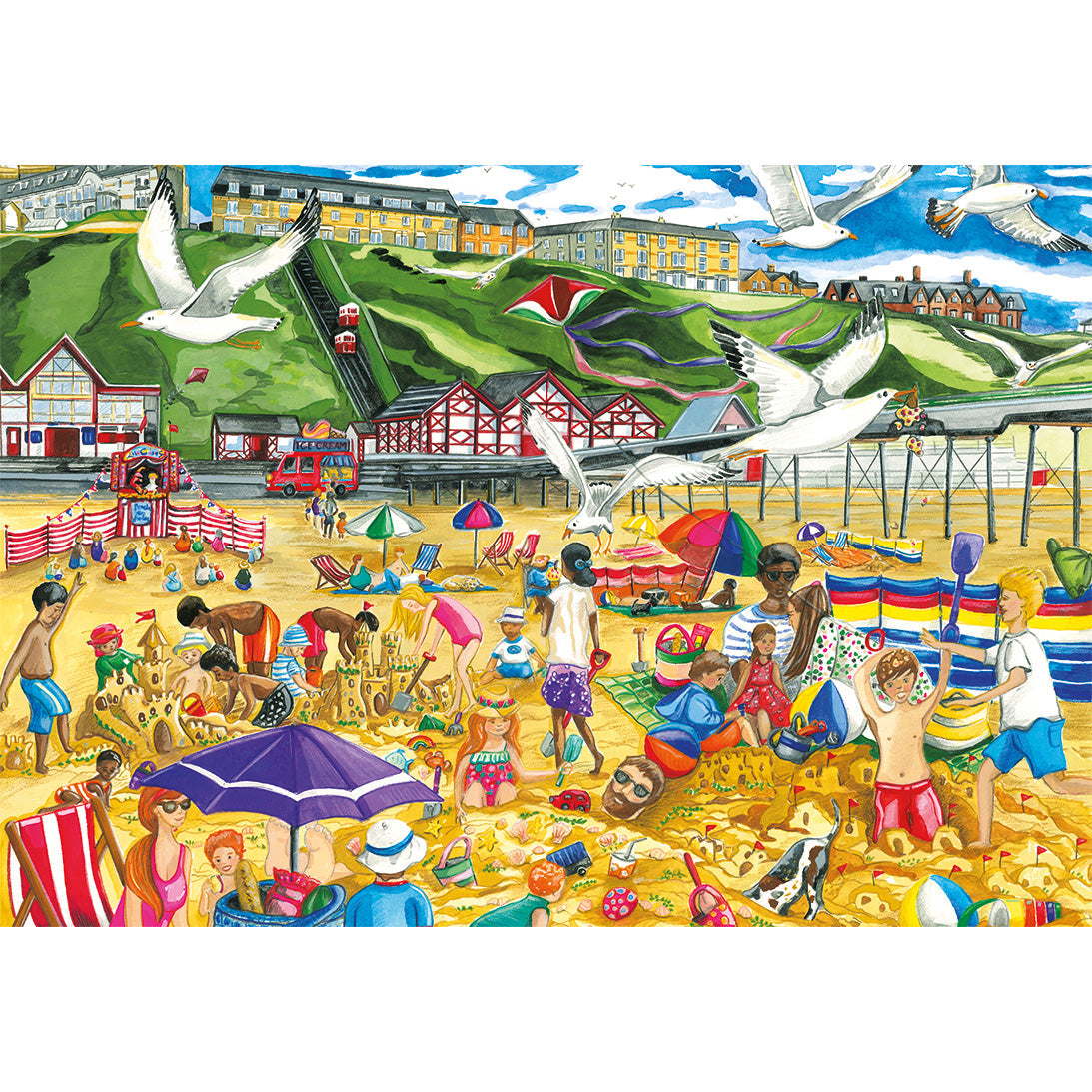 Gibsons Saltburn-by-the-Sea 500 piece Jigsaw Puzzle