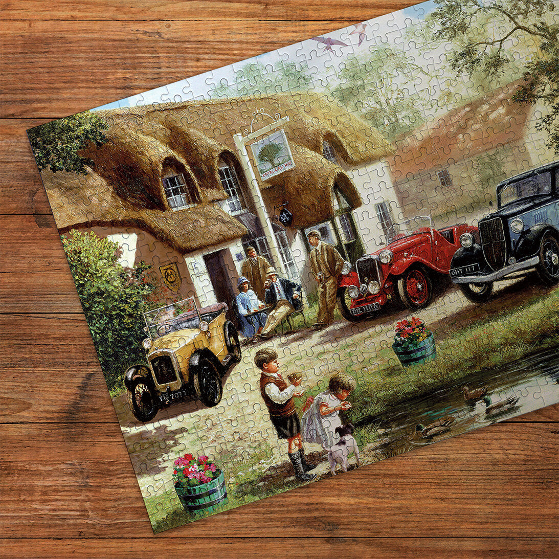 Gibsons Feeding the Ducks 500 piece Jigsaw Puzzle