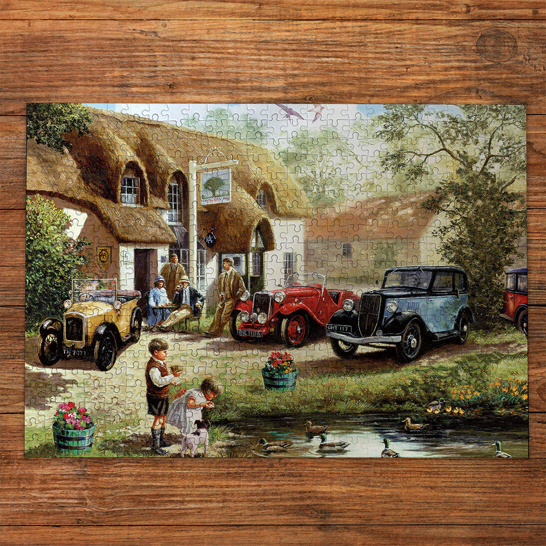 Gibsons Feeding the Ducks 500 piece Jigsaw Puzzle