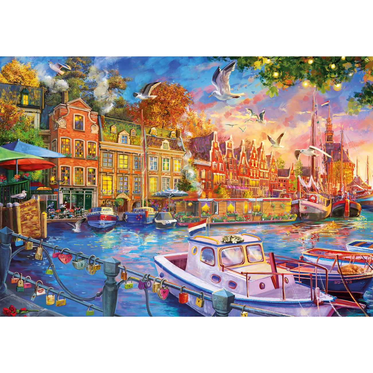 Gibsons Harbour Reflections 500 piece Jigsaw Puzzle