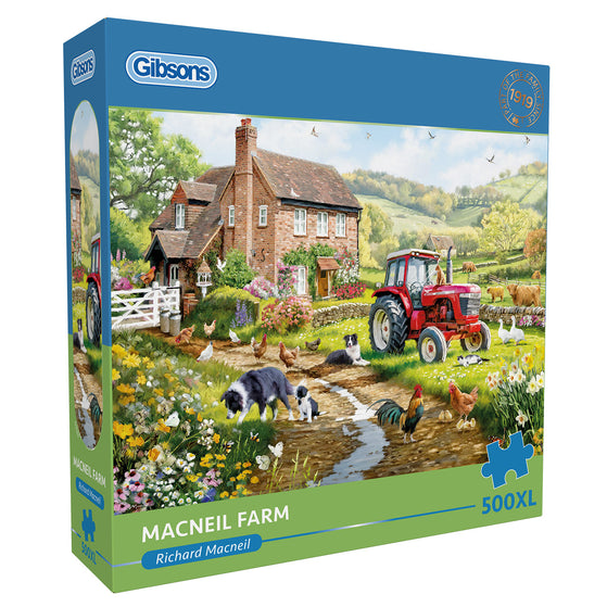 Gibsons Macneil Farm 500 X-Large piece Jigsaw Puzzle