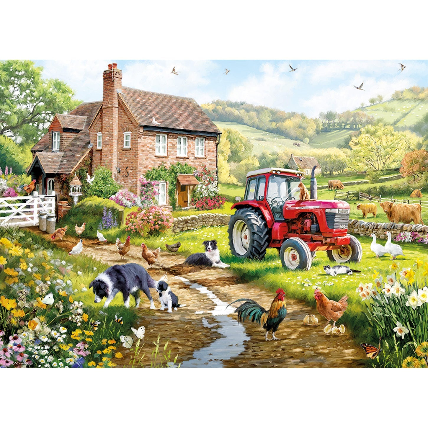 Gibsons Macneil Farm 500 X-Large piece Jigsaw Puzzle