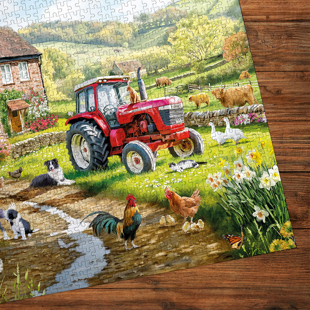 Gibsons Macneil Farm 500 X-Large piece Jigsaw Puzzle