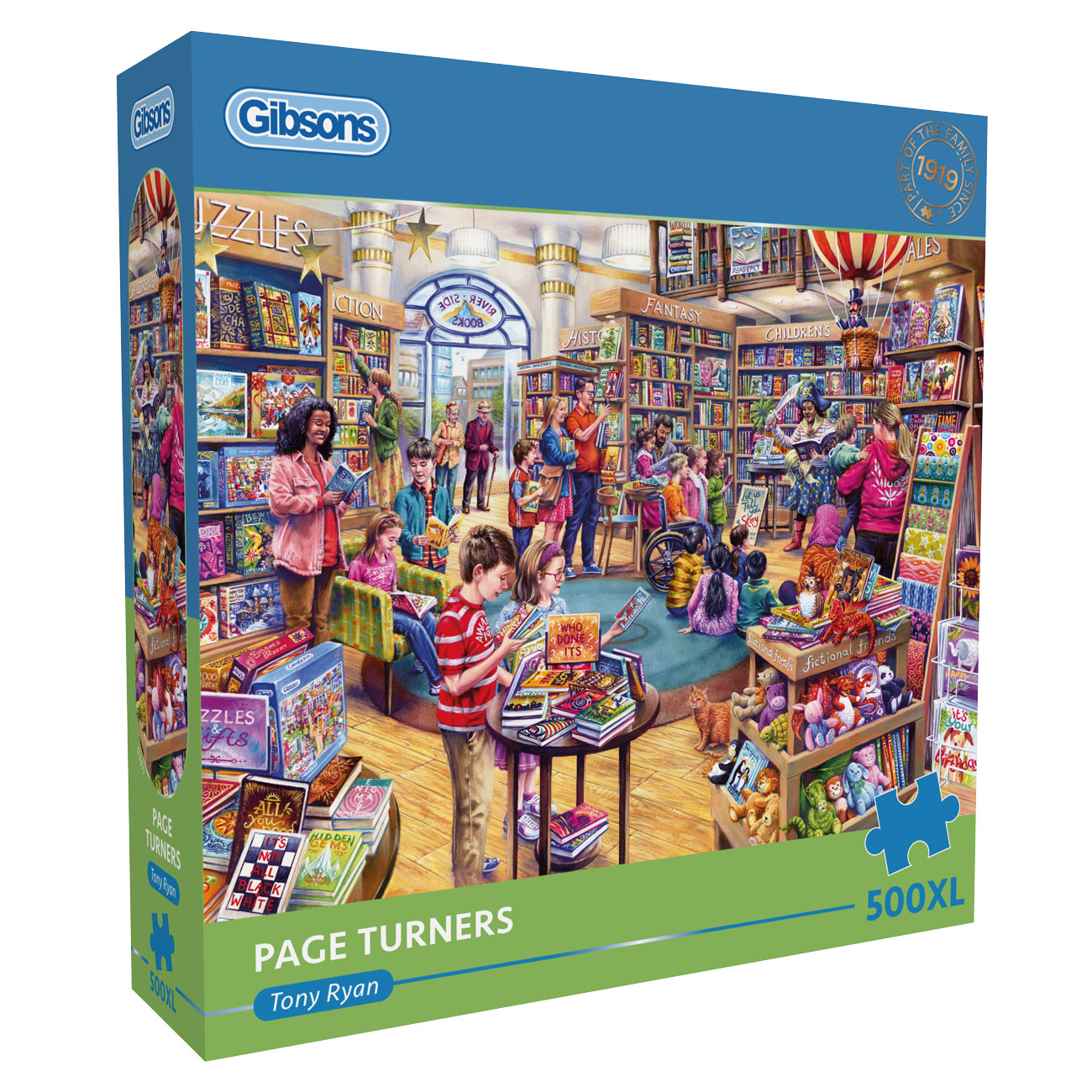 Gibsons Page Turners 500 X-Large piece Jigsaw Puzzle