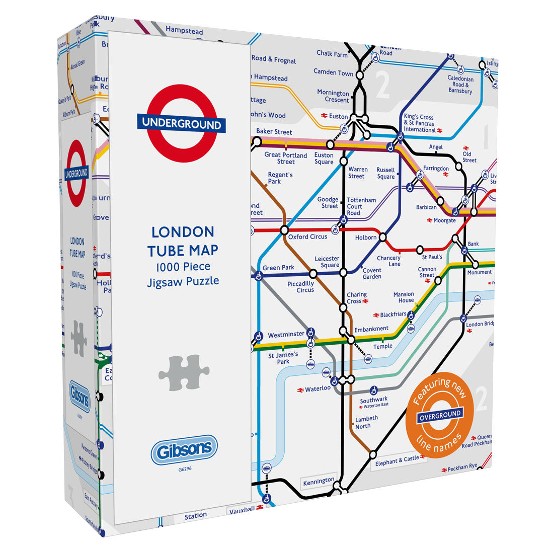 Gibsons TfL: London Tube Map 1000 piece Jigsaw Puzzle