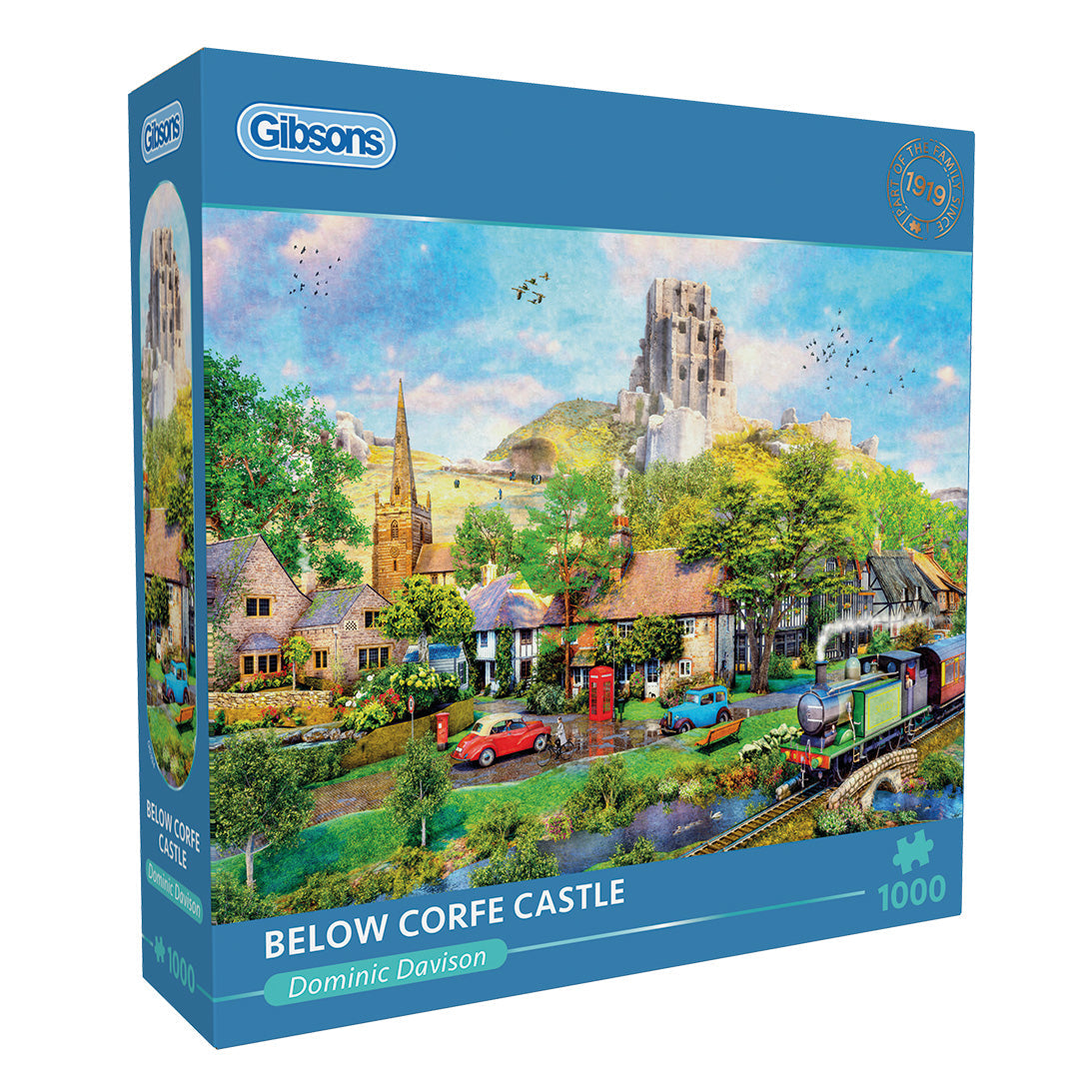 Gibsons Below Corfe Castle 1000 piece Jigsaw Puzzle
