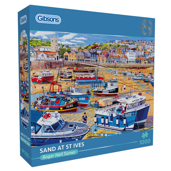 Gibsons Sand at St Ives 1000 piece Jigsaw Puzzle