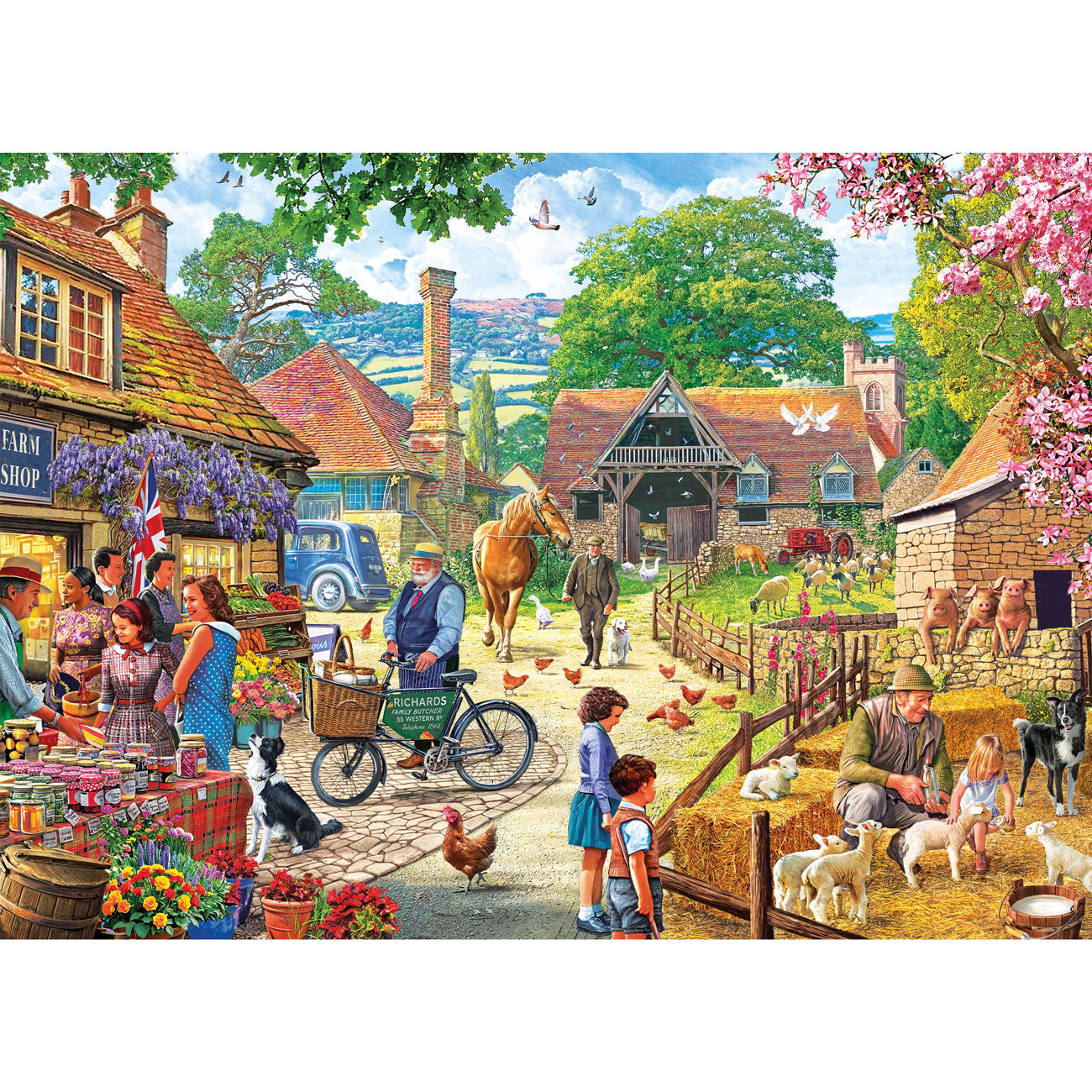 Gibsons The Farm Shop 1000 piece Jigsaw Puzzle