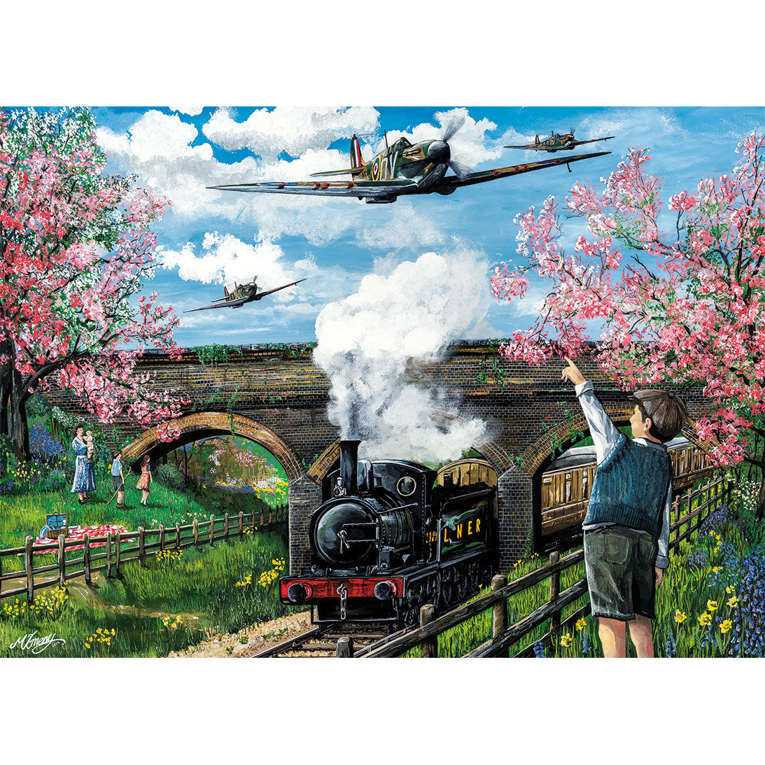 Gibsons Spitfire Surprise 1000 piece Jigsaw Puzzle