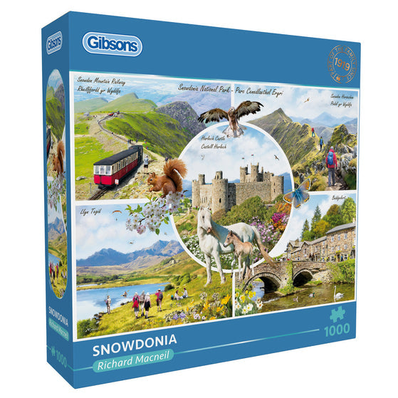 Gibsons Snowdonia 1000 piece Jigsaw Puzzle