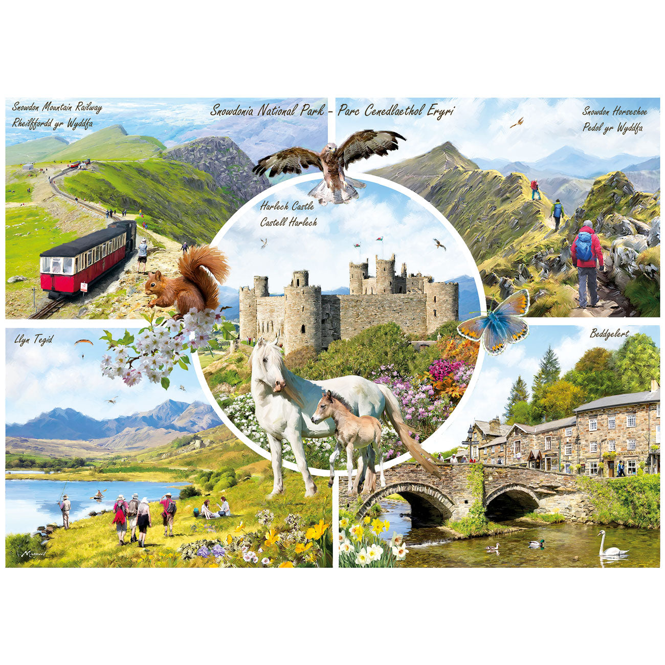 Gibsons Snowdonia 1000 piece Jigsaw Puzzle