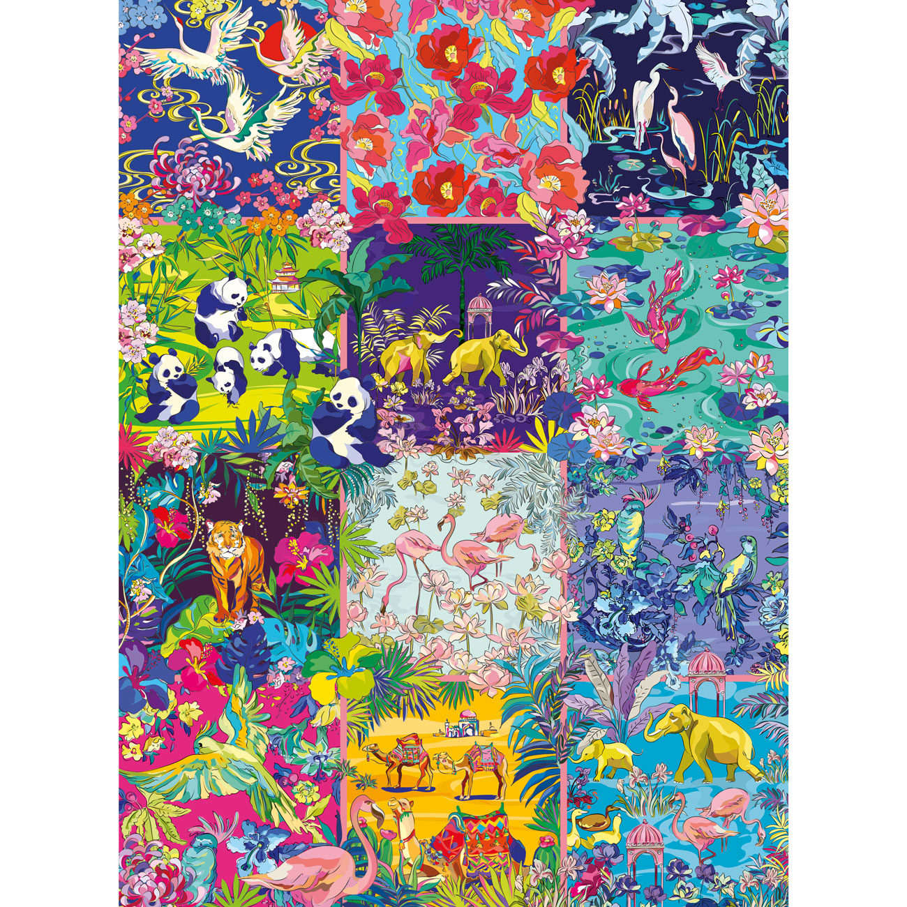 Gibsons House of Turnowsky: Nature's Carnival 1000 piece Jigsaw Puzzle