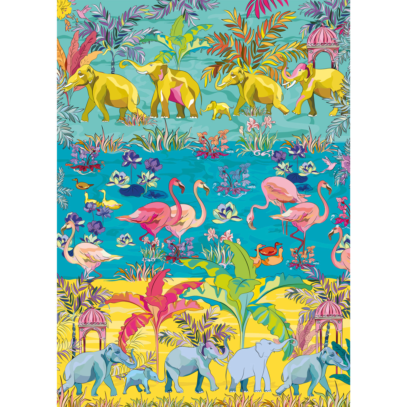 Gibsons House of Turnowsky: Tropical Oasis 1000 piece Jigsaw Puzzle