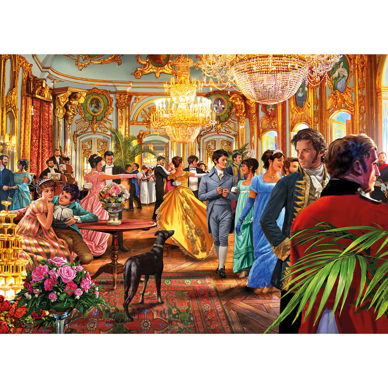 Gibsons A Regency Affair 1000 piece Jigsaw Puzzle
