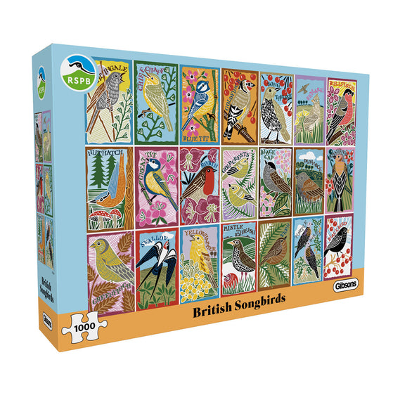 Gibsons RSPB: British Songbirds 1000 piece Jigsaw Puzzle
