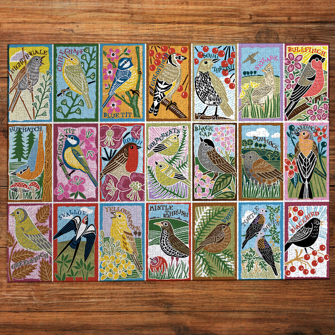 Gibsons RSPB: British Songbirds 1000 piece Jigsaw Puzzle