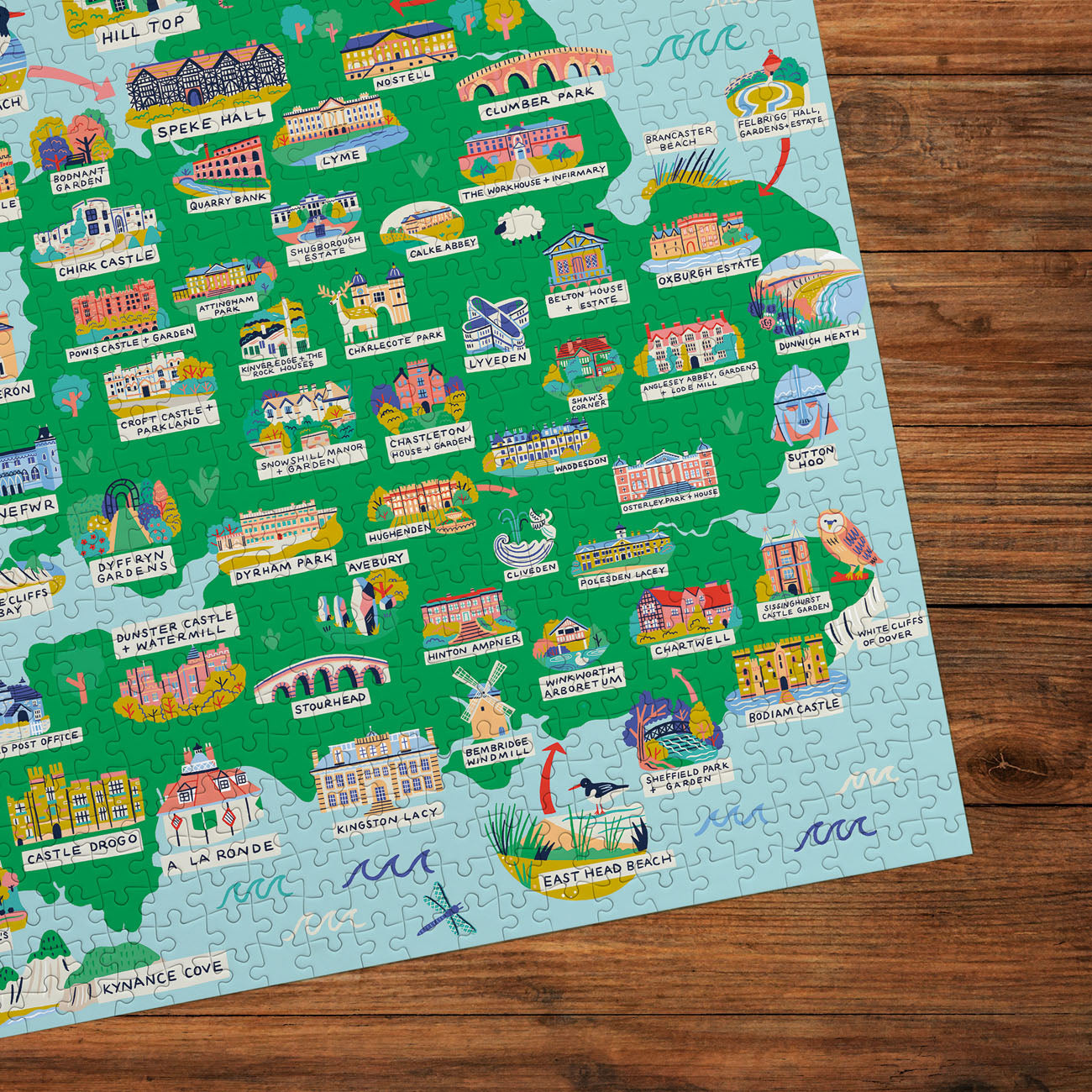 Gibsons National Trust: Across the Land 500 piece Jigsaw Puzzle