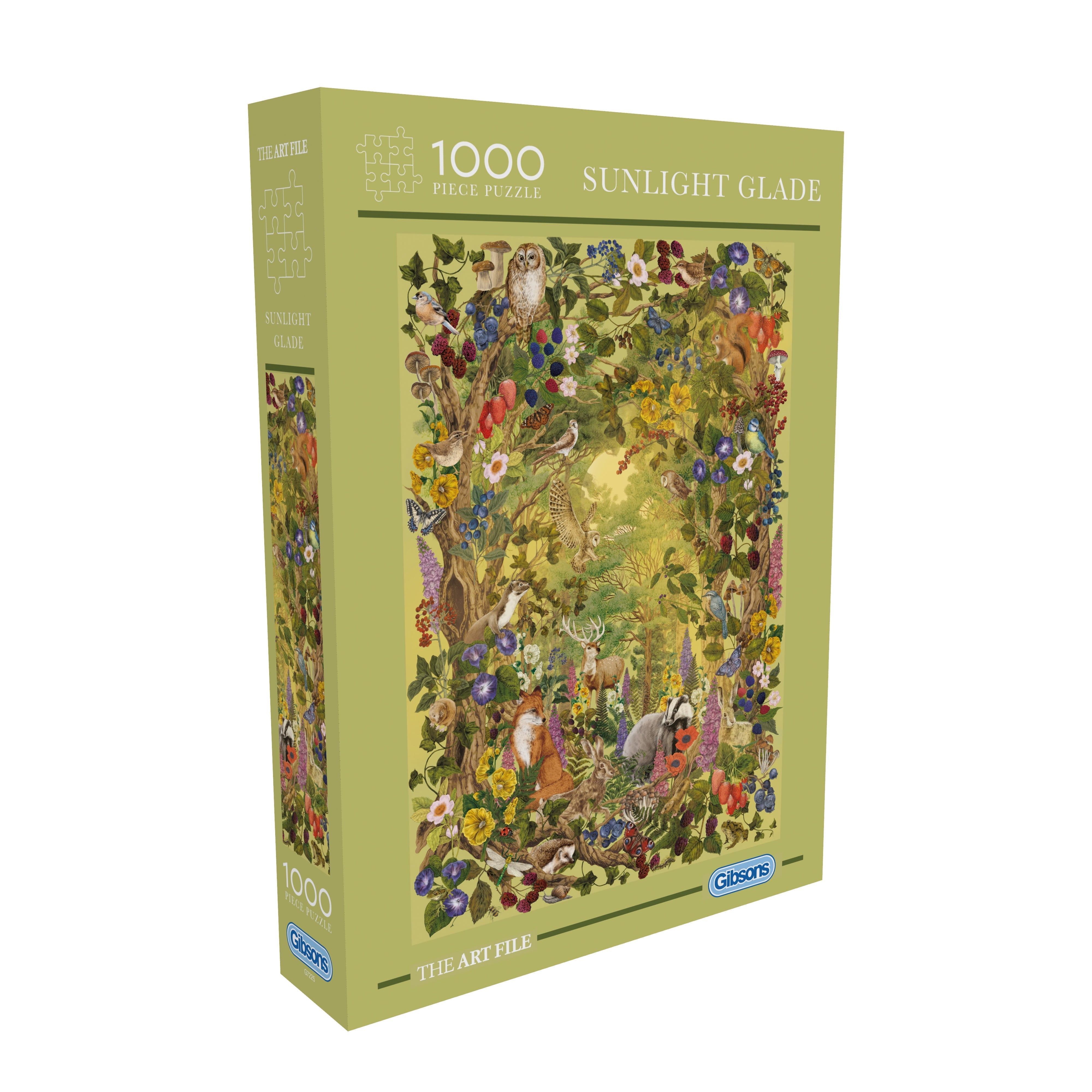 Gibsons The Art File: Sunlight Glade 1000 piece Jigsaw Puzzle