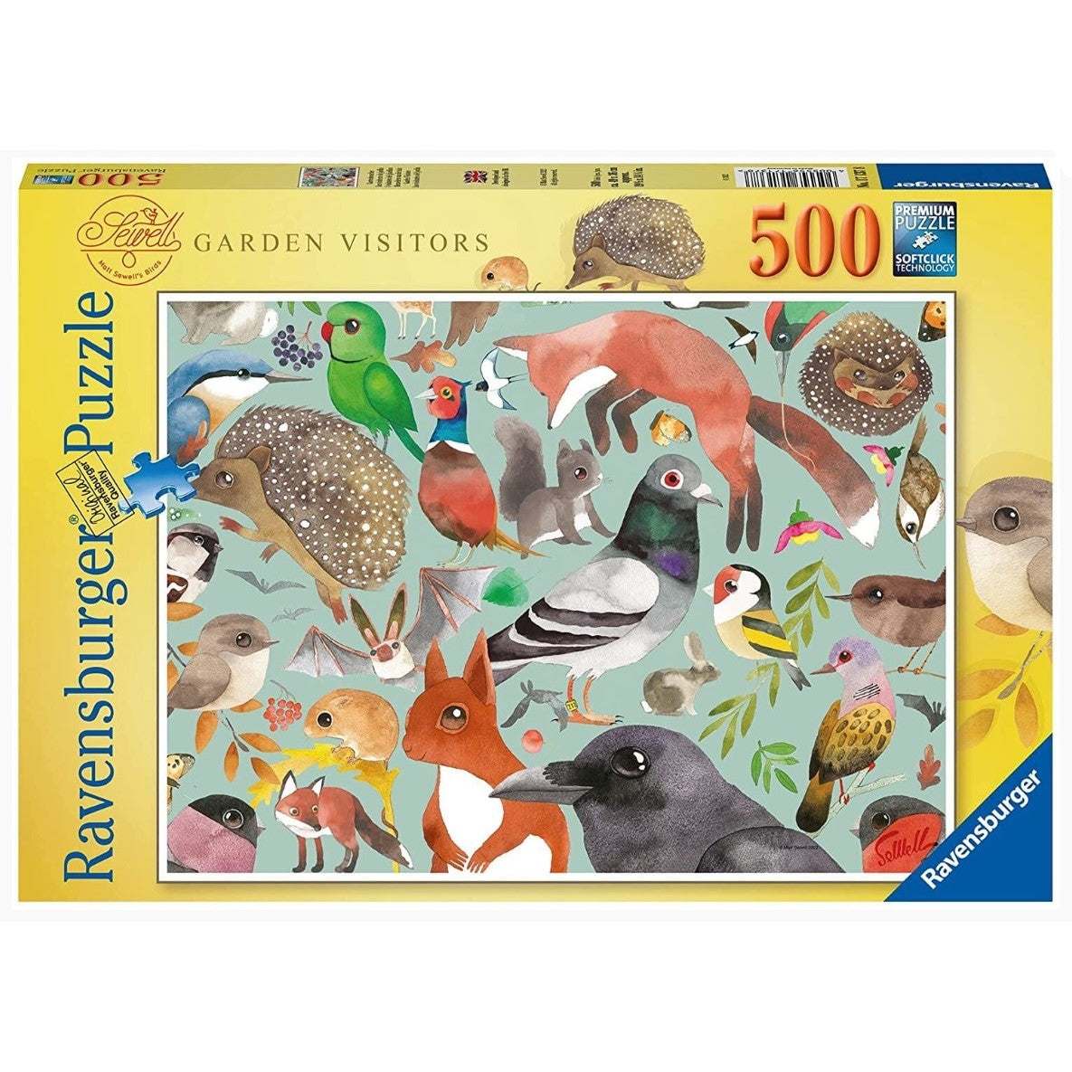 Ravensburger Garden Visitors 500 Piece Jigsaw Puzzle