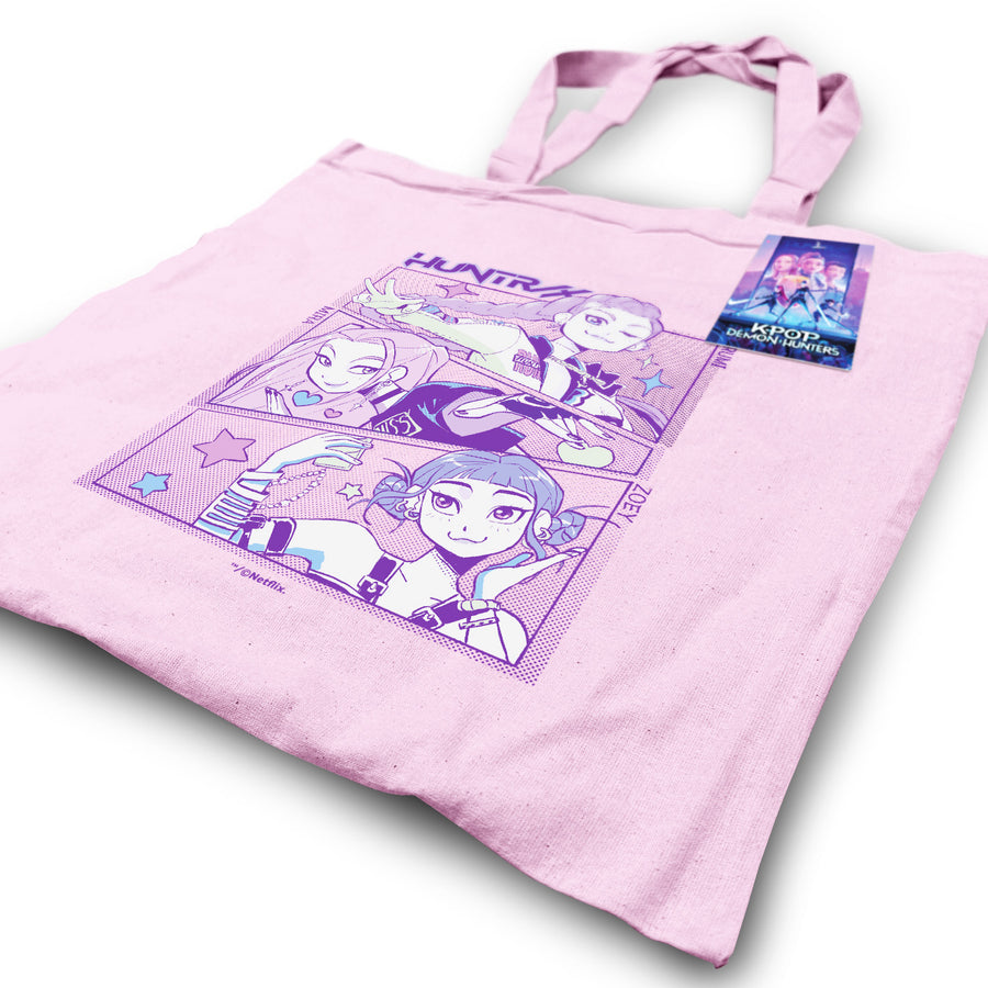 K-POP Demon Hunters (Huntrix) Light Pink Tote Bag
