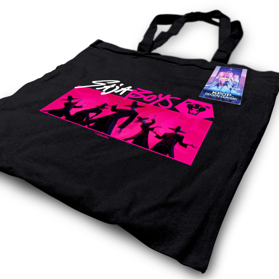 K-POP Demon Hunter (Saja Boys) Black Tote Bag