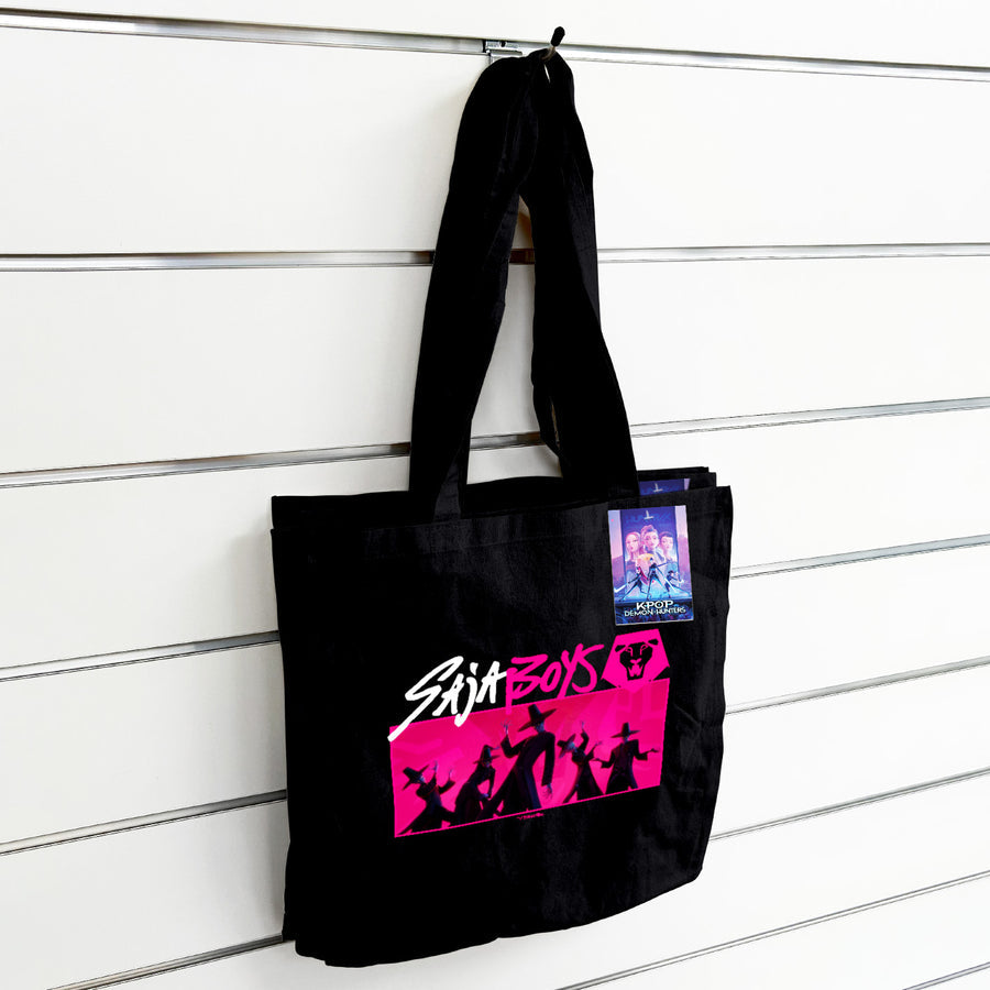 K-POP Demon Hunter (Saja Boys) Black Tote Bag